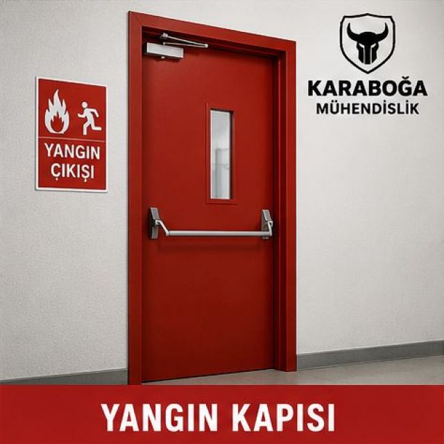 Ümraniye Yangın Kapısı İmalatı ve Satışı | Karaboğa Mühendislik